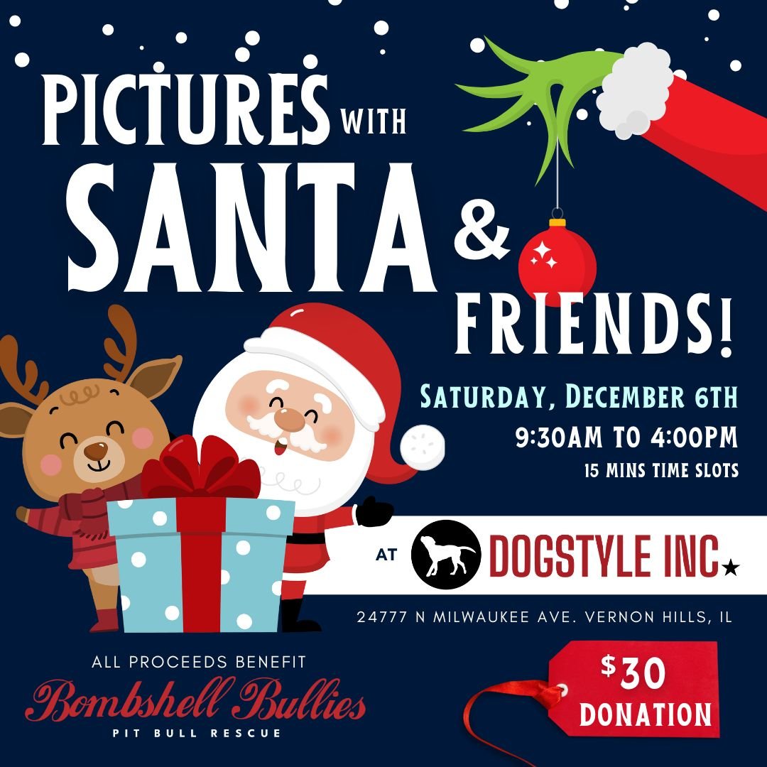 Pictures with Santa and Friends!